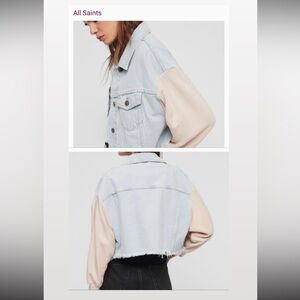 ALLSAINTS Anders Denim Jacket Small